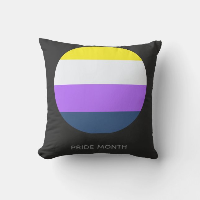 Cojín Decorativo Pride Flagge (Anverso)