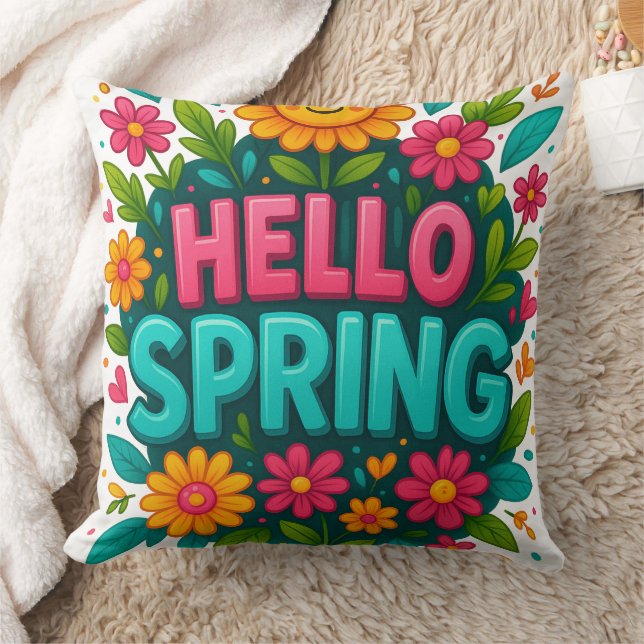 Cojín Decorativo Primavera (Manta)