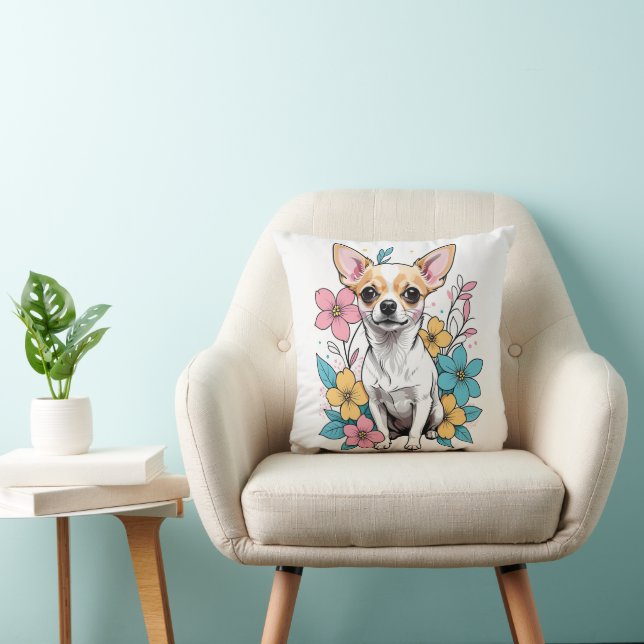 Cojín Decorativo Primavera Chihuahua (Silla)