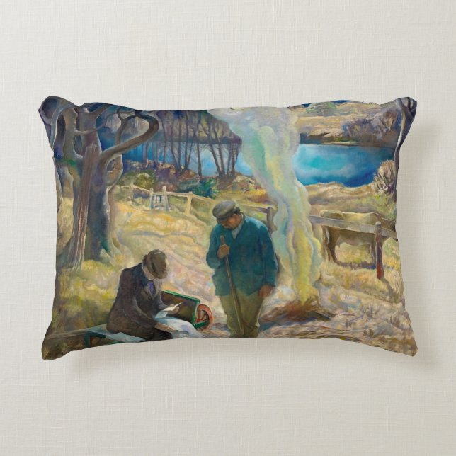 Cojín Decorativo Primavera de Newell Convers Wyeth (Anverso)