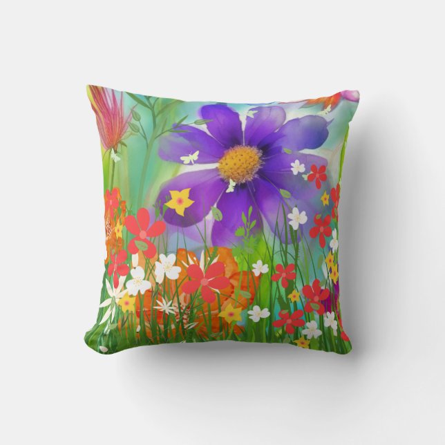 Cojín Decorativo Primavera Gloriosa (Anverso)