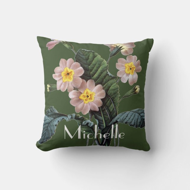 Cojín Decorativo Primavera (Primula Aucalis) (Anverso)