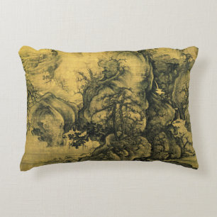 Cojín Decorativo Primavera temprana y Guo Xi - China imperial/arte
