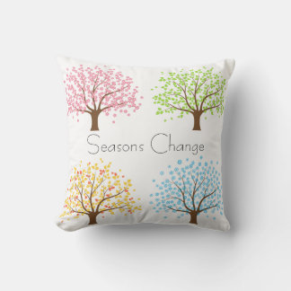 Cojín Decorativo Primavera verano otoño invierno Árboles Pillow