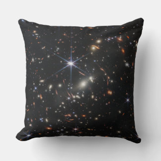 Cojín Decorativo Primer Campo Profundo del Universo de James webb