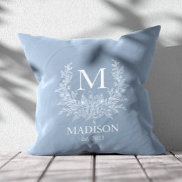 Cojín Decorativo Primer monograma ruso personalizado