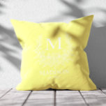 Cojín Decorativo Primer monograma ruso personalizado<br><div class="desc">Acompáñese a su casa con un toque acogedor y elegante con esta almohada rústica de tiro con monograma. Con un personalizable inicial en un intemporal diseño rústico, esta almohada combina el encanto de una casa de campo con la elegancia moderna. Perfecto para salones, dormitorios, o como regalo personalizado para bodas,...</div>