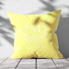 Cojín Decorativo Primer monograma ruso personalizado