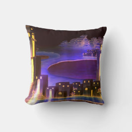 Cojín Decorativo "Primer revelación" - arte misterioso críptico