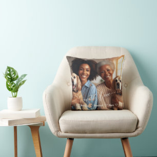 Cojín Decorativo Primera abuela de perro Día de la Madre   Foto Per
