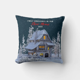 Cojín Decorativo Primera Navidad en nuestro nuevo hogar Winter Wond