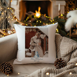 Cojín Decorativo Primera Navidad Juntos en Foto