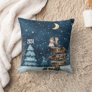 Cojín Decorativo Primerísima Prima Pareja de Navidad Montaña de los