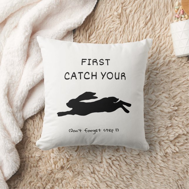 Cojín Decorativo Primero tome su idioma de liebre (Manta)