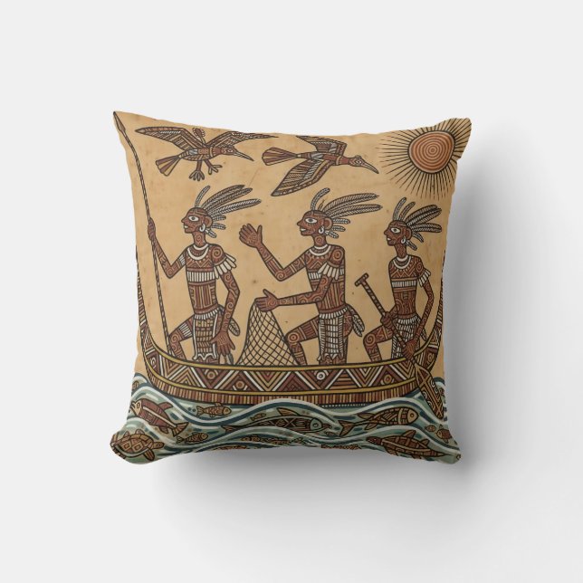 Cojín Decorativo Primitive Fishermen Throw Cushion (Anverso)