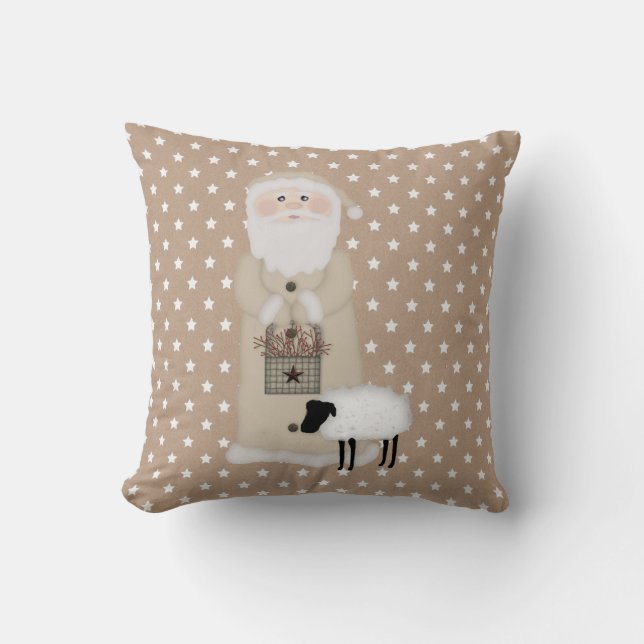 Cojín Decorativo Primitivo de Santa Pillow (Anverso)