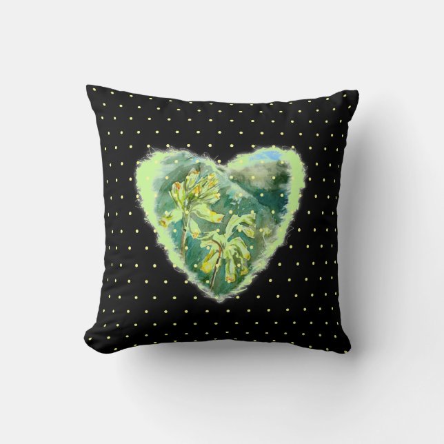 Cojín Decorativo Primula Corazón de Alexandra Cook (Anverso)