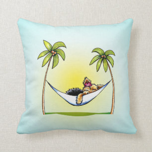 Cojín Decorativo Princesa Apagado-Correo Art™ de la isla de Yorki