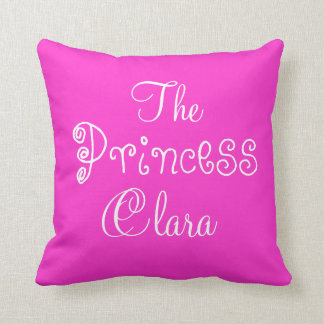 Cojín Decorativo Princesa conocida personalizada Clara Pillow