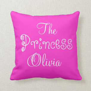 Cojín Decorativo Princesa conocida personalizada Olivia Pillow