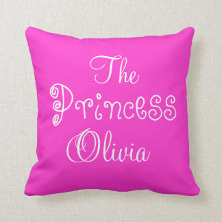 Cojín Decorativo Princesa conocida personalizada Olivia Pillow