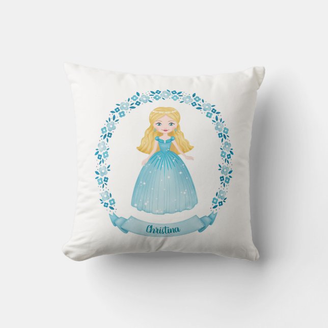 Cojín decorativo Princesa Cuta (Anverso)