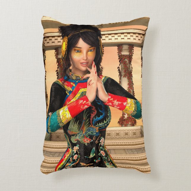 Cojín Decorativo Princesa de China (Frente (Vertical))