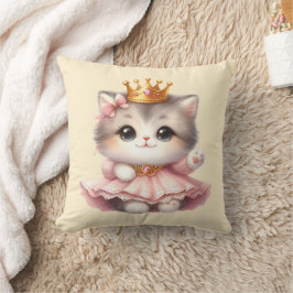 Cojín Decorativo Princesa de gatito suave