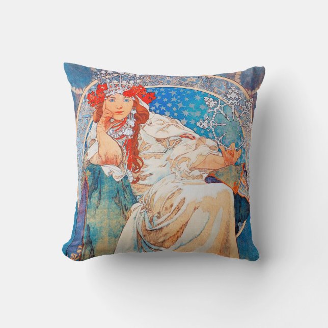 Cojín Decorativo Princesa Jacinta, Mucha (Anverso)