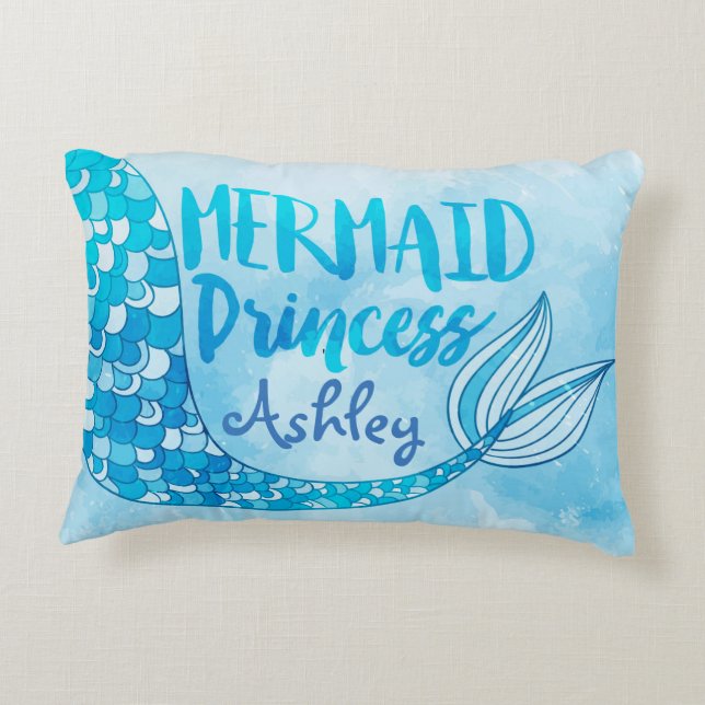 Cojín Decorativo Princesa Pillow de la sirena (Reverso)