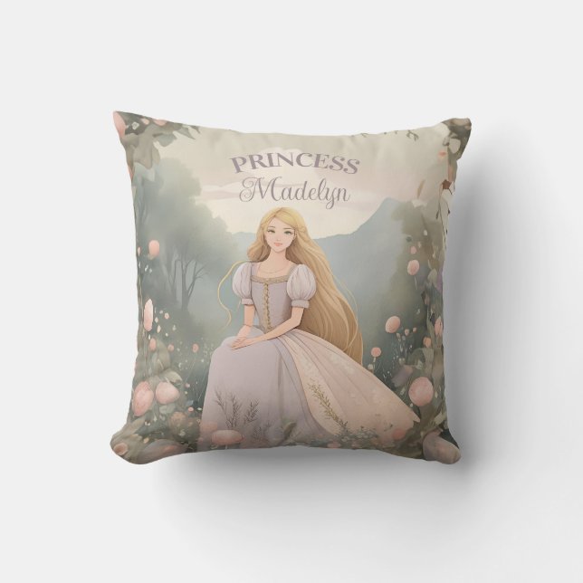 Cojín Decorativo Princesa Rapunzel encantada (Anverso)