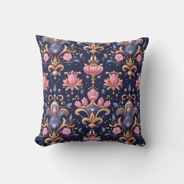 Cojín Decorativo Princescore Royal Pink Roses (Anverso)