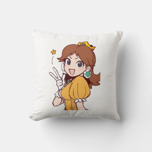Cojín Decorativo Princess Daisy - Arte de fans de Nintendo   almoha