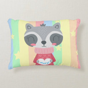 Cojín Decorativo Princess Kitty Nursery Accent Pillow