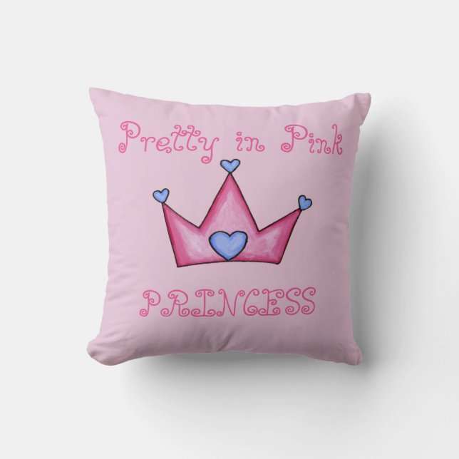 Cojín Decorativo Princess Pals (colección rosa) (Anverso)