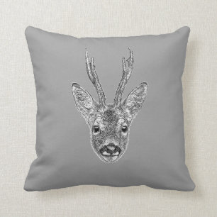 Cojín decorativo principal del dibujo de Deer