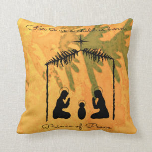 Cojín Decorativo Príncipe de la natividad de la paz