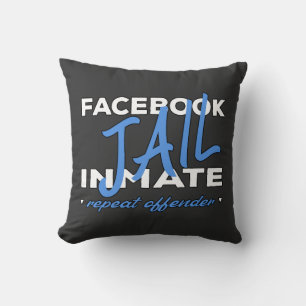 Cojín Decorativo Prisión en Facebook