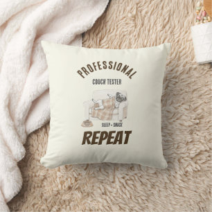 Cojín Decorativo Probador de Sofás Profesional – Colección Cozy Paw