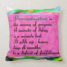 Cojín Decorativo Procrastinación