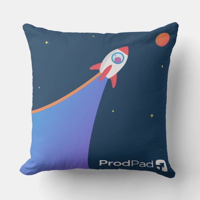Cojín Decorativo ProdPad 'de aquí a Marte (Anverso)