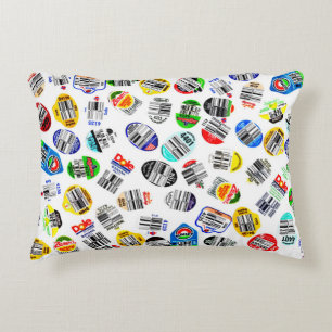 Cojín Decorativo Producir Pegatinas de código de barras