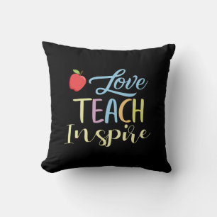 Cojín Decorativo Profesora de Regalos   Inspire de enseñanza de amo