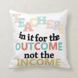Cojín Decorativo Profesores en él para el resultado