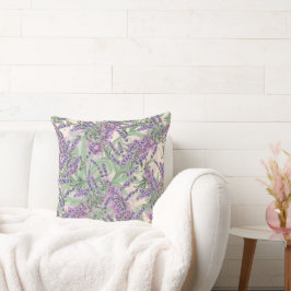 Cojín Decorativo Profusión de lavanda Polvo de lavanda Floral rústi