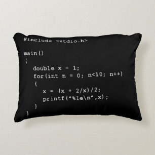 Cojín Decorativo Programación numérica