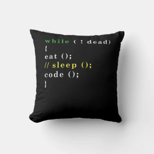 Cojín Decorativo Programador Python de Ciencias de la Computación E