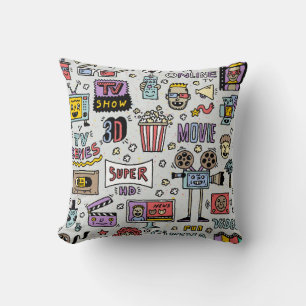 Cojín Decorativo Programas de TV, series y películas Divertidas cos