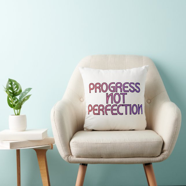 Cojín Decorativo Progreso No Perfección (Silla)
