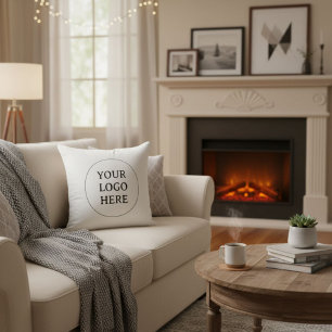 Cojín Decorativo  Promocional personalizado simple moderno tu logot